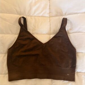 Brown Branwyn Busty Wool bra